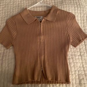 Princess Polly Zipper Crop Top